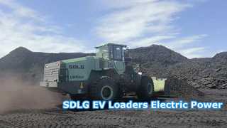 Máy xúc bánh lốp điện SDLG EV